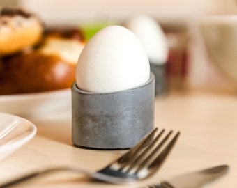 Eierbecher im 2er / 4er / 6er Set aus Beton hochwertiger Eierhalter nicht nur zu Ostern. Handarbeit der GRAURAUM Betonmanufaktur