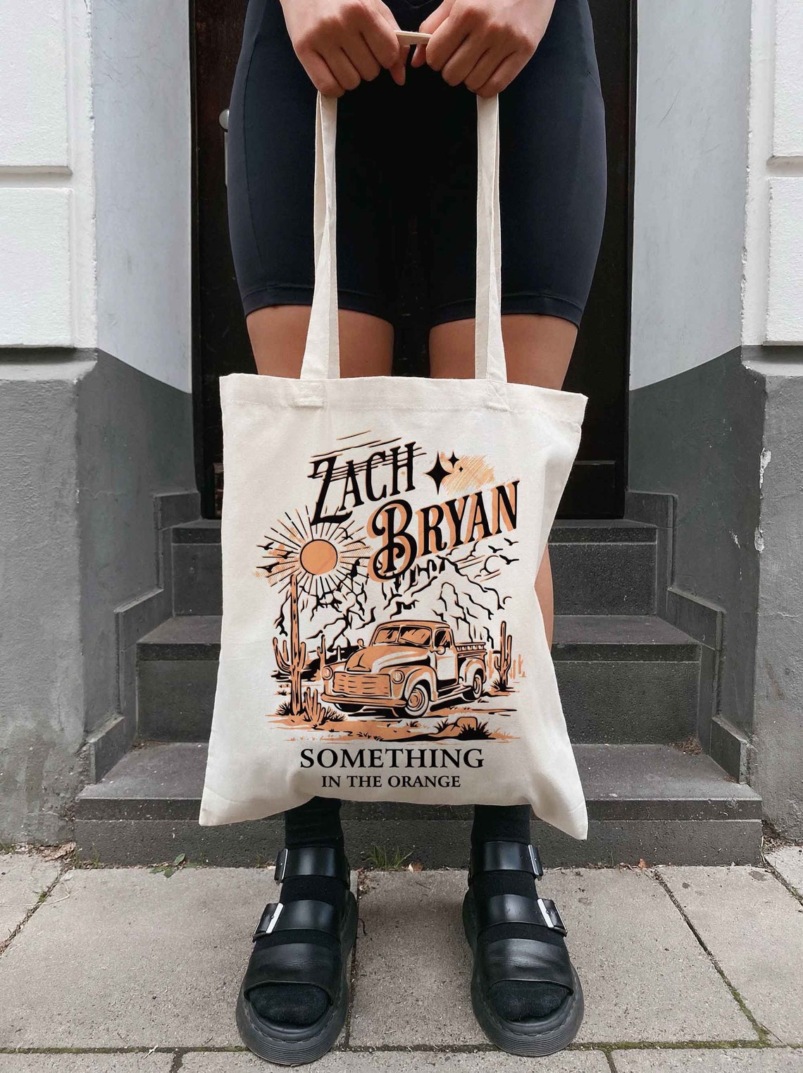 Zach Bryan Tote Bag Zach Bryan Something in the Orange Bag Etsy