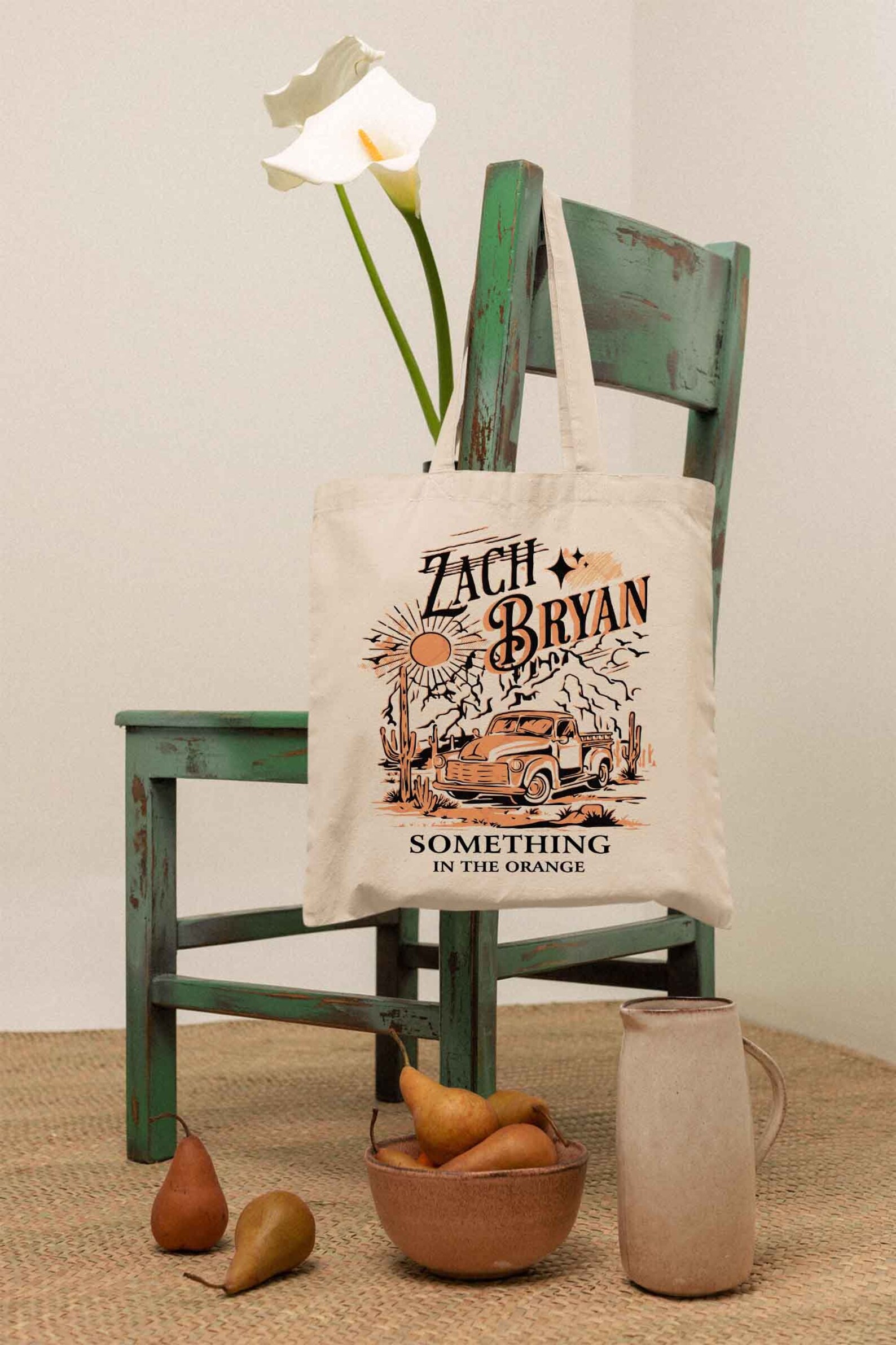 Zach Bryan Tote Bag Zach Bryan Something in the Orange Bag Etsy
