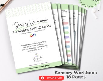 Sensory Workbook for Autistic ADHD Adults (Digital Download)