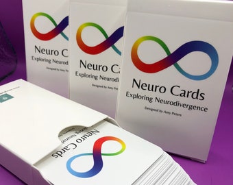 Neuro Cards - Therapy Cards for exploring Neurodivergence. Reflection tool for autistic/ADHD and other ND individuals.