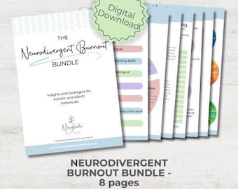 Neurodivergent Burnout Bundle  - Information and activities for Autistic or ADHD burnout