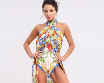 Pareo Sarong, Beach Cover Up, Wrap Up, Resortwear, Vacation wear, Beach Accessory