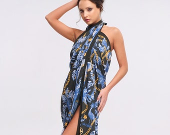 Pareo Sarong Beach Cover-Up "Savannah Majesty"