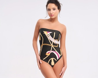 One piece Swimwear for women Summer Monokini Swimsuit Resort wear Beach bathing suit Dolce Vita Swimming Suit
