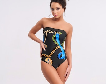 One piece Swimwear for women Summer Monokini Swimsuit Resort wear Beach bathing suit Dolce Vita Swimming Suit