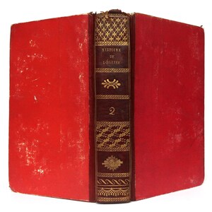 1809 History of the Church Heresies Persecutions Popes Antipopes Christianity Leather Bound Antique Book Early 1800s