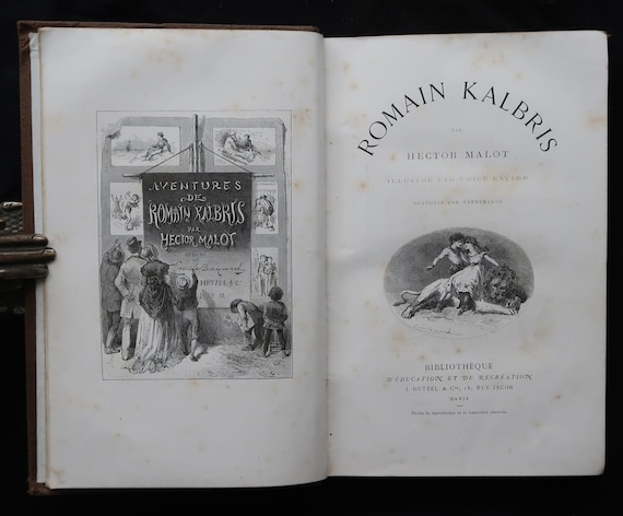 フランスアンティーク 2冊セット 19世紀 1859年 洋書 古書 本
