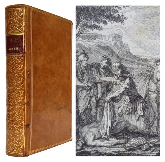 1757 Quintus Curtius Rufus Histories of Alexander the Great Etsy