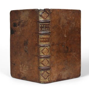 Meditazioni cristiane e metafisiche del 1699 di Malebranche – Libro antico di teologia e filosofia – Razionalismo - Cartesianismo - Descartes