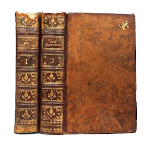1772 La voce del pastore: raccolta di sermoni di M. Réguis / Insegnamenti religiosi e morali / Spiritualità / Set in pelle in 2 volumi / XVIII secolo