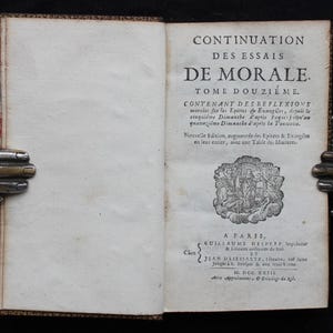 1723 Theology Jansenist Heresy Moral Reflections on the Epistles & Gospels Pierre Nicole Spirituality Bible New Testament Rare Antique Book