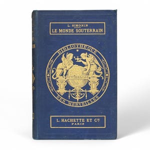 Libro antico di geologia del 1868: Meraviglie sotterranee - Grotte, minerali, metalli, miniere - Illustrato con incisioni e mappe - Scienza - 1800