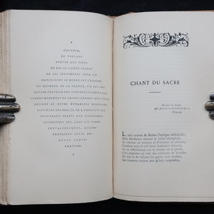 1900 Poetical Works of Alphonse de Lamartine French Poetry Romanticism Leather Binding Bibliophilia Paris Alphonse Lemerre image 10