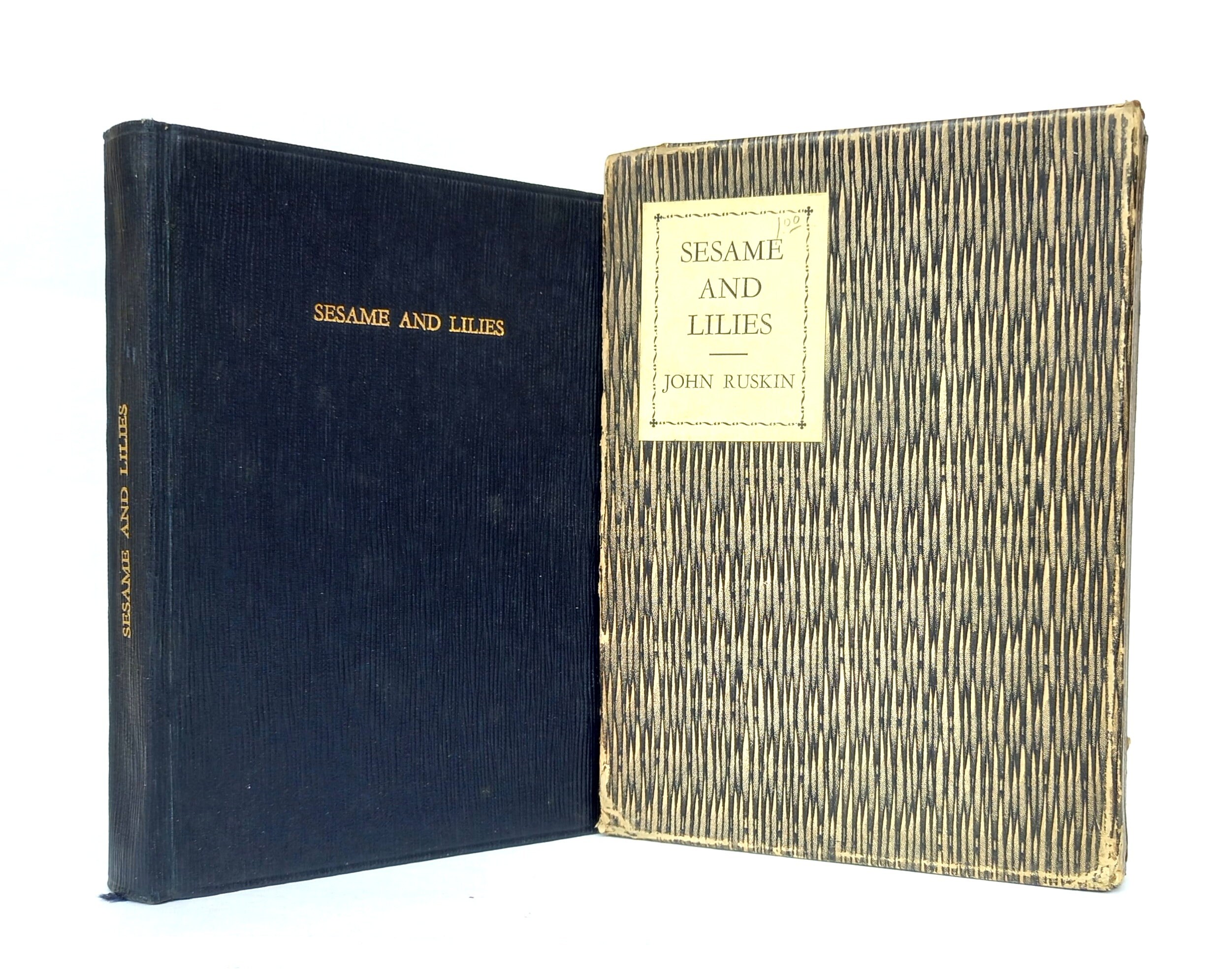 1910 John Ruskin Sesame and Lilies Essays David Mckay Company, Inc 
