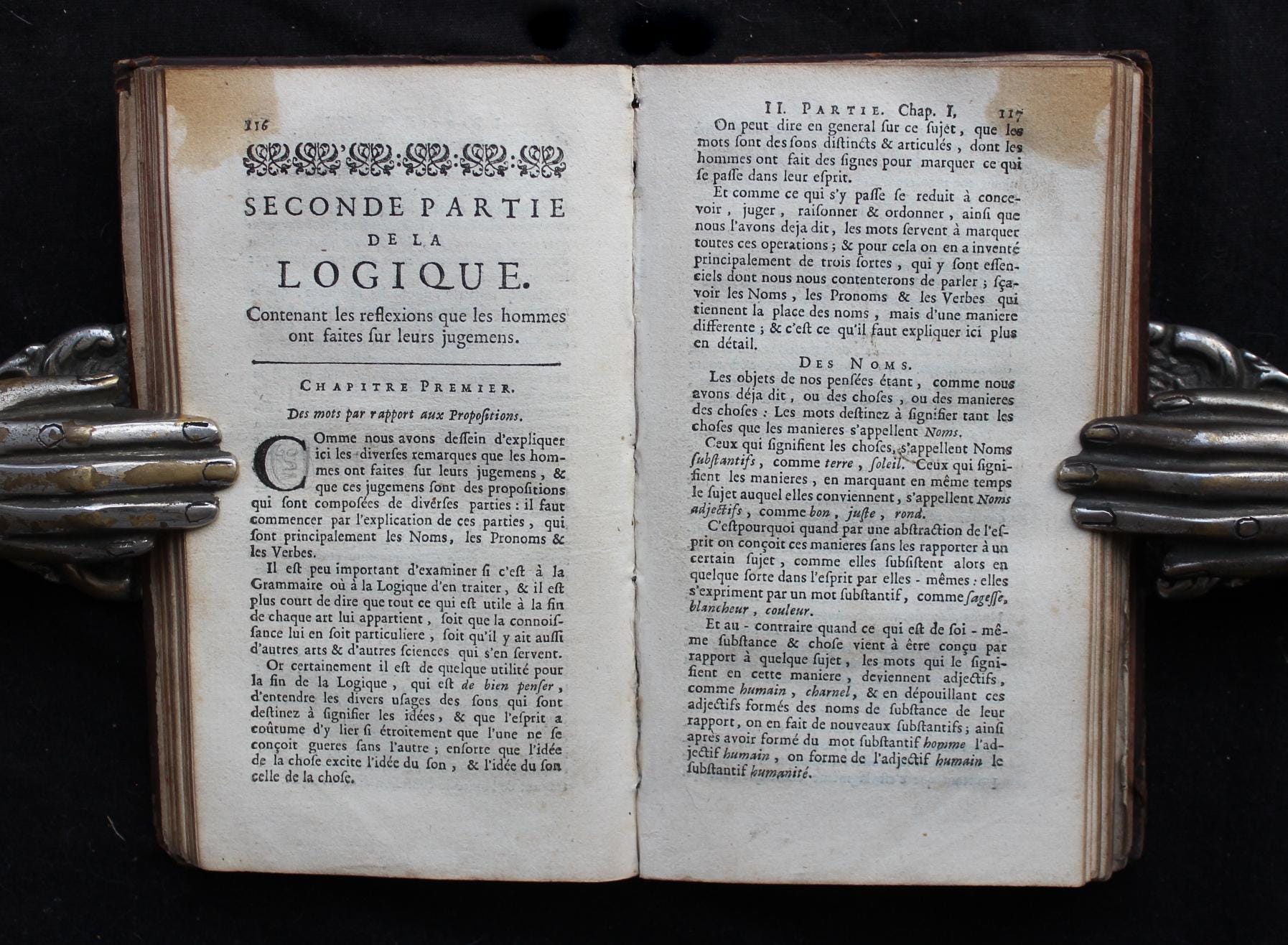 1738年 ポール・ロワイヤル論理学書 – 古代フランス哲学、第7版 - Etsy