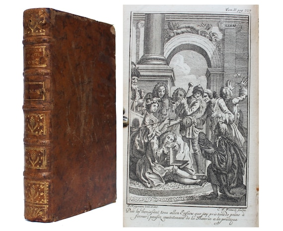 1763 Alexander Pope 'Dunciad' Antique Book with Engraved Plates