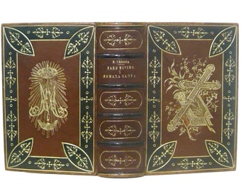1818 Tacitus Works – 6-volume Set, Latin & French, Leather Bound