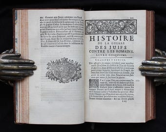1719 Flavius Josephus: Jewish-Roman War History, Jerusalem Destruction