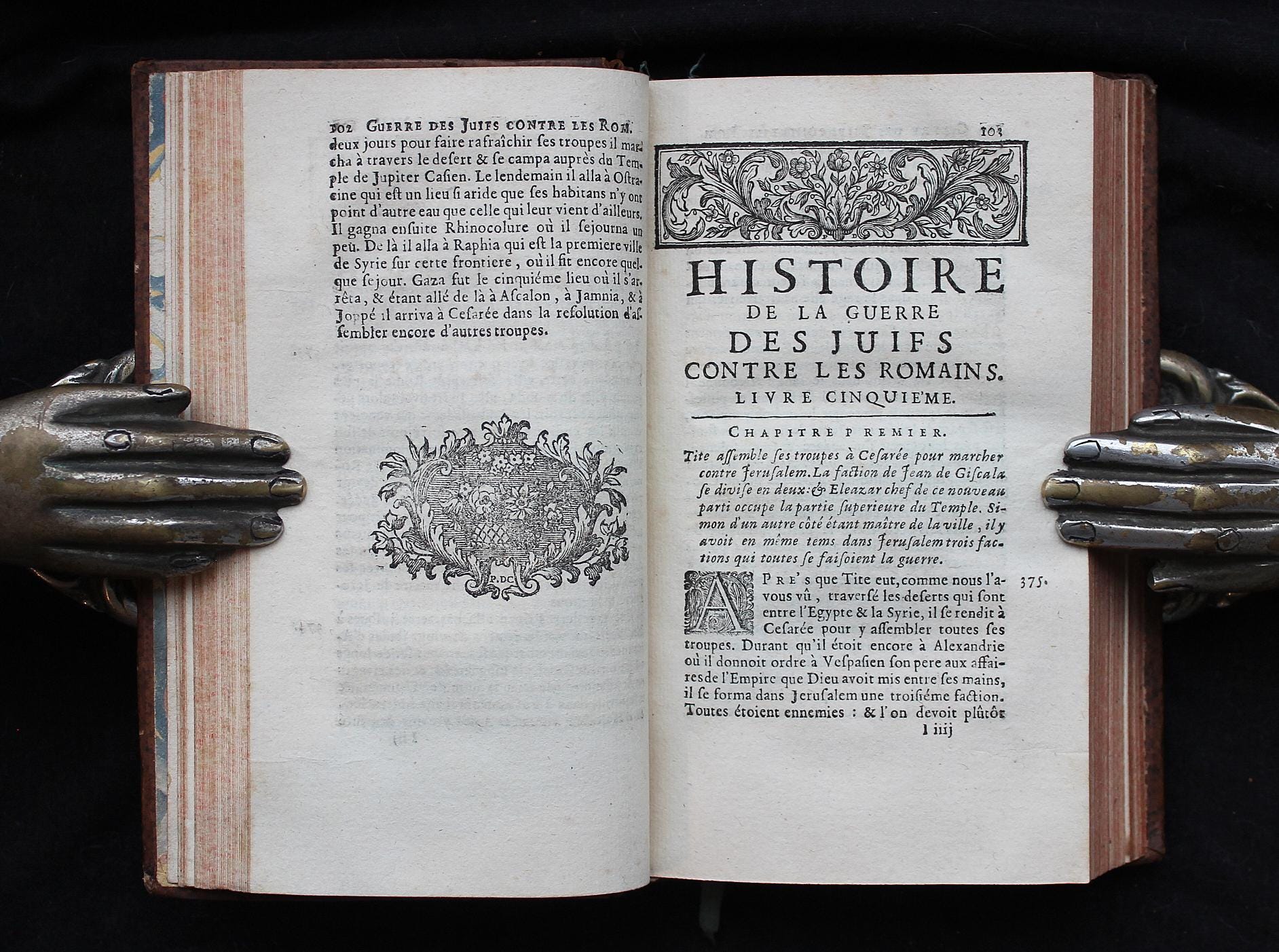 1719 Flavius Josephus: Jewish-roman War History, Jerusalem