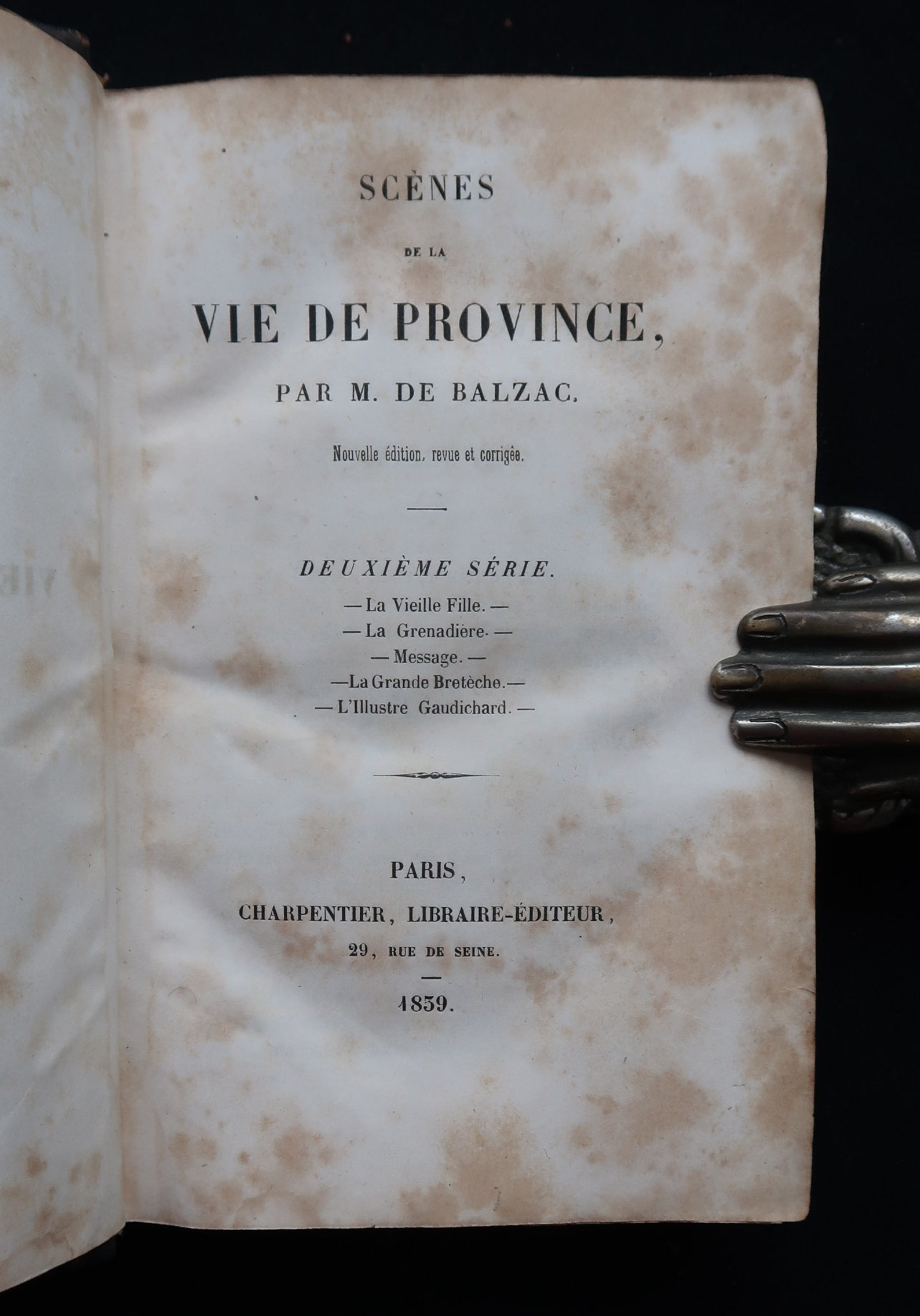 1839 Balzac the Human Comedy Scenes From Provincial Life - Etsy