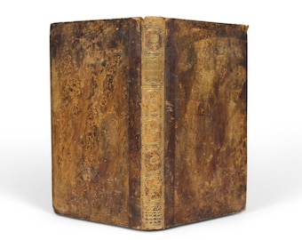 Libro de teología alemán de 1811 – Liturgia católica y protestante, encuadernación antigua en media piel
