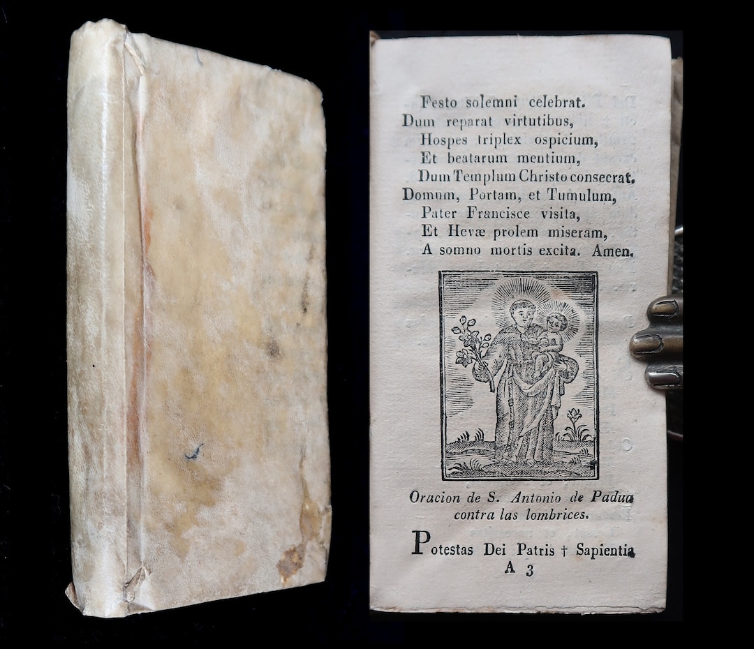 1828 Vellum Spiritual Exercises Third Order of Saint Francis