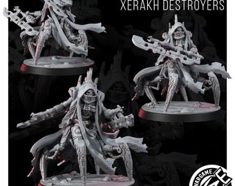 Necrocyborg Xerakh Destroyers
