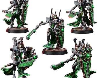 Gardes-liches nécrocyborgs avec boucliers