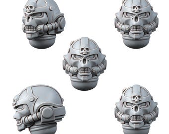 Conjunto de cabeças de Iterdictor da Casa Capitular Imperial (5u)