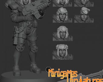 Space Nuns Anime Head Set (7u)