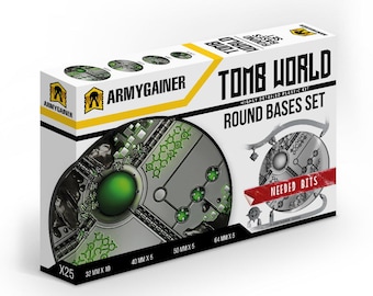 Ensemble de socles ronds Tomb World