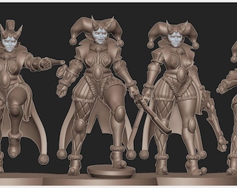 Anime elfe de l'espace Arlequins