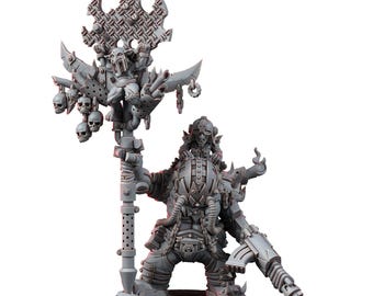 Ork Mad Riders Master Blustr