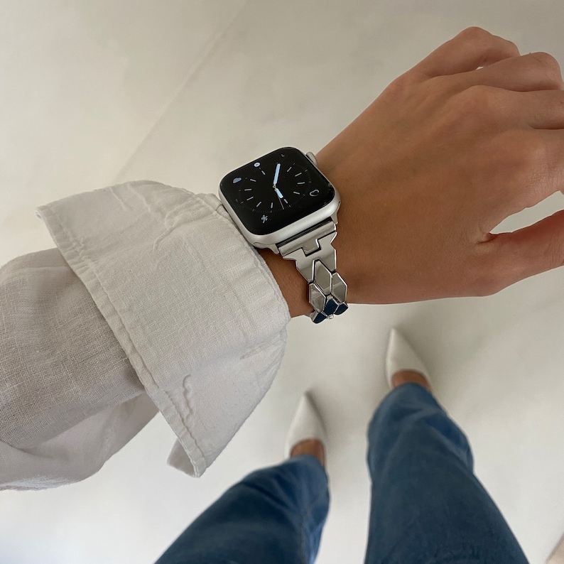 Rose Gold Apple Watch Band 38mm 40mm 41mm 42mm 44mm 45mm Gold Etsy