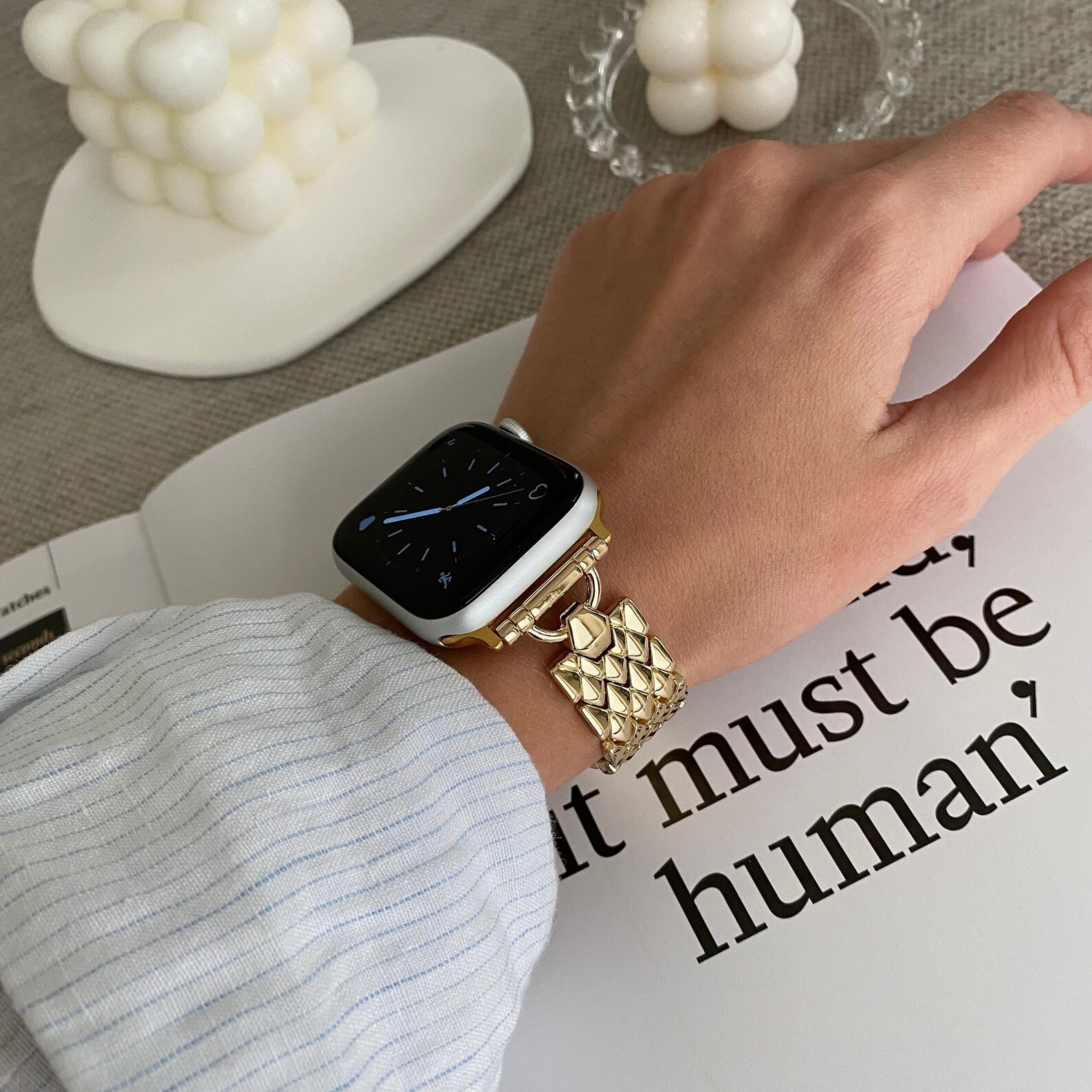 Silver Apple Watch Band 38mm 40mm 41mm 42mm 44mm 45mm 49mm Etsy