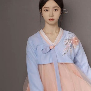 2 Colours Hanbok/ Korean Traditional Costumes/ Korean - Etsy