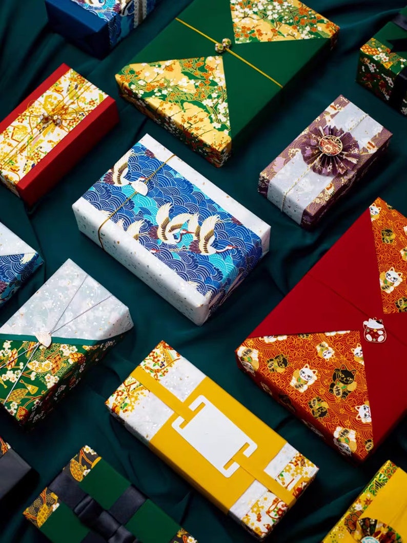 7 Styles 62x46cm Japanese Wrapping Paper/luxury Gift Wrap/gift Etsy