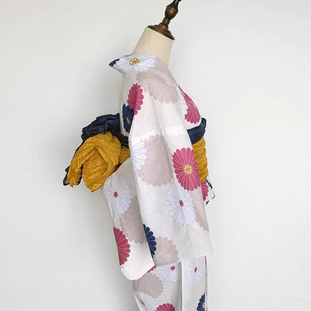 Japanese Cotton Yukata Kimono Women/ Japanese Women Yukata Etsy