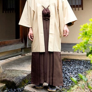 Hakama Japanese Traditional Men's Hakama Pants, Men Kimono Pants ...