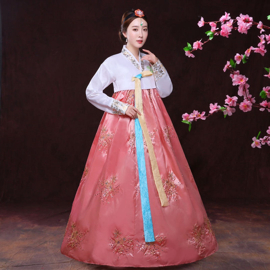 2 Colours Hanbok/ Korean Traditional Costumes/ Korean Dress/ - Etsy