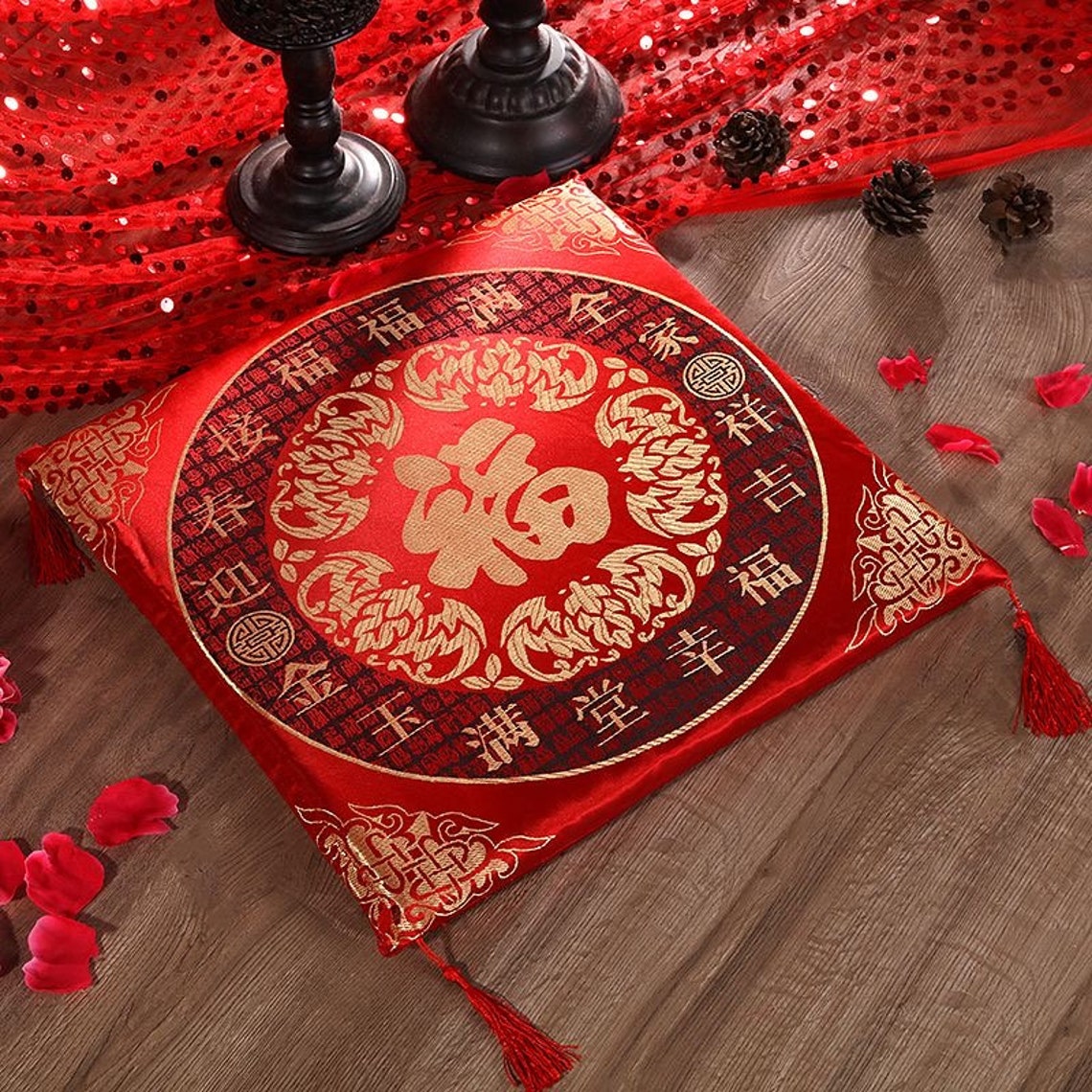 Chinese Wedding Kneeling Pad/kneeling Cushions Wedding Tea Etsy Australia