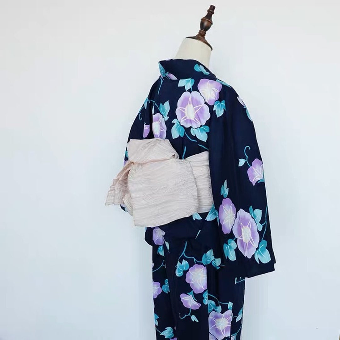 Japanese Cotton Yukata Kimono Women/ Japanese Women Yukata Etsy