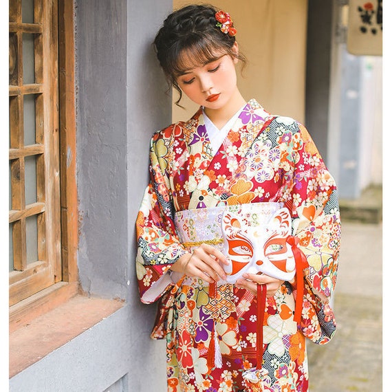 Derechos de autor disfraz Comprensión Japanese Kimono / Kimono Japanese / Kimono Dress / Kimono Robe - Etsy Canada