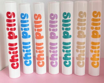 Tubo para pastillas relajantes / Tubo a prueba de olores / Uso multiusos