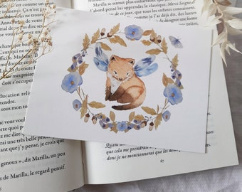 cartes renard format A5/ A6