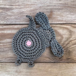 Crochet dog butt coaster Funny dog coaster Gift for dog lovers Gift idea for friends