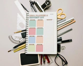 Weekly Meal Planner Printable | Food Planning Template (PDF)