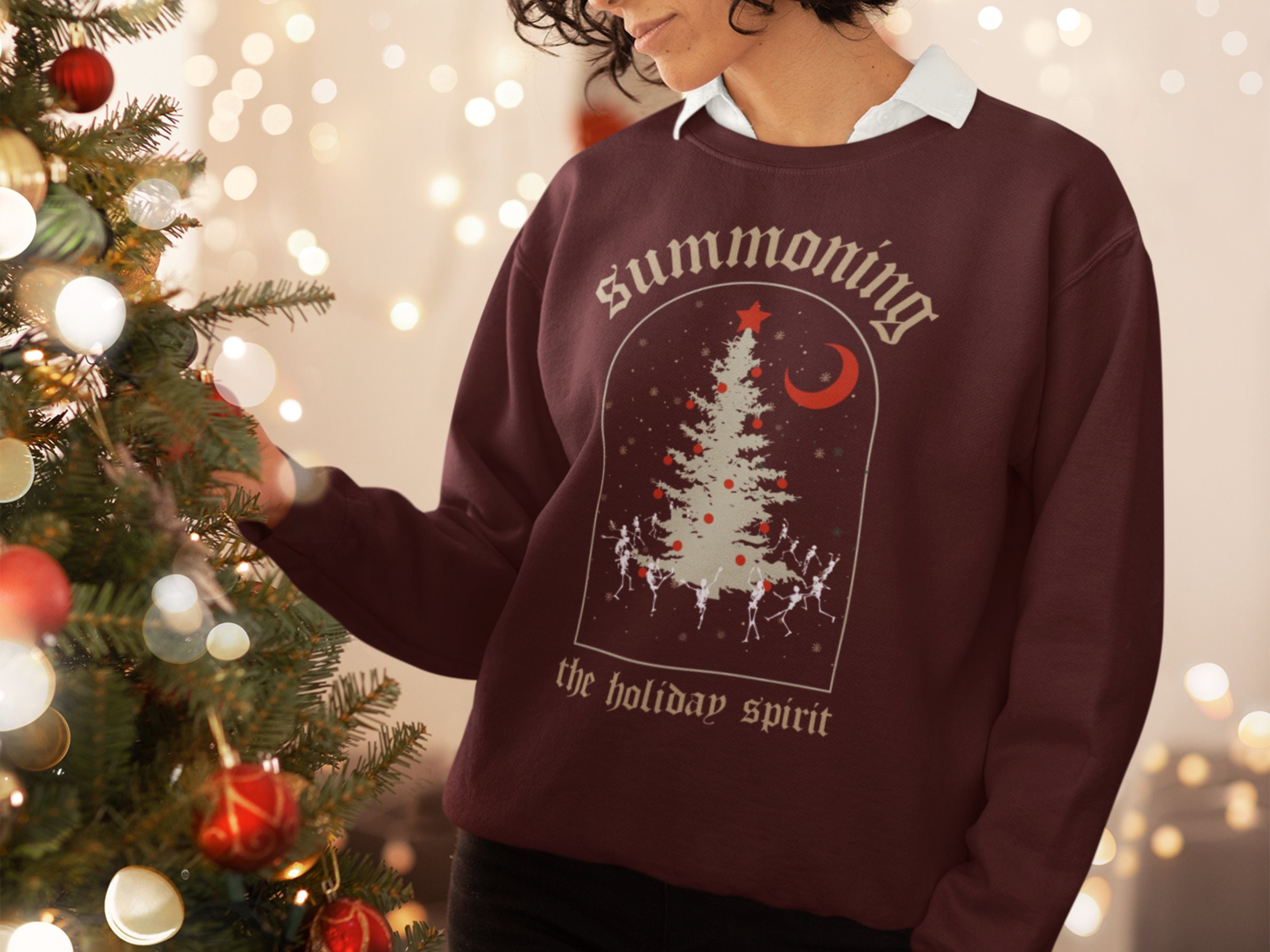 Sueter navideño online satanico