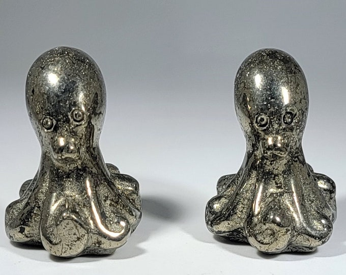 Your Choice Pyrite Octopus Carving